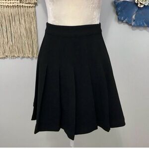 Shilla the Label black evolution pin tuck skirt